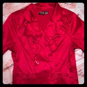 Ruby Red Blazer